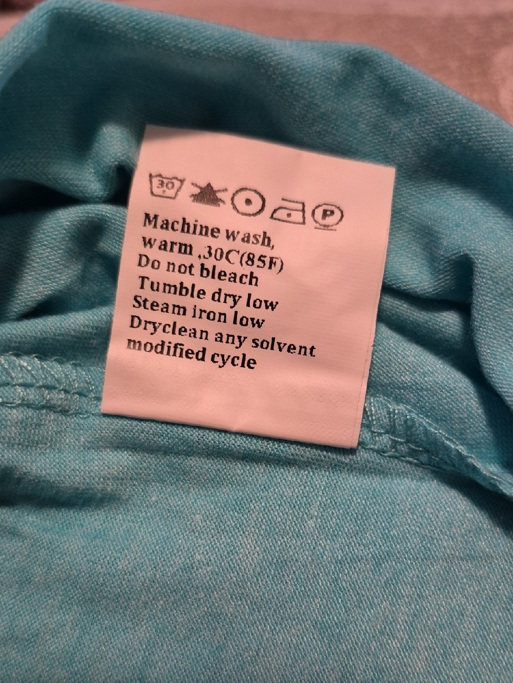 NEW Turquoise Top XL    3/4 Sleeve DOKOTOO - Picture 6 of 7